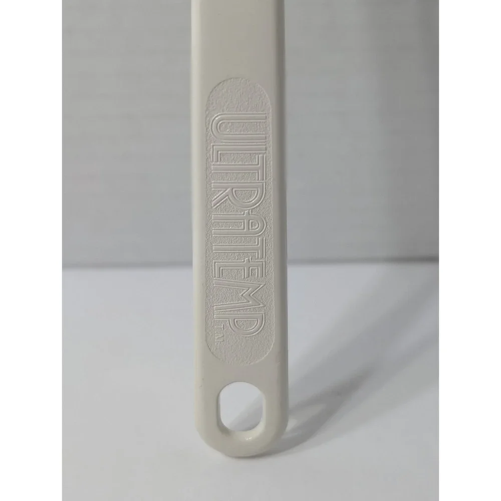 Vintage Ultratemp White Spatula Serrated Edge 2101-1 Made in USA